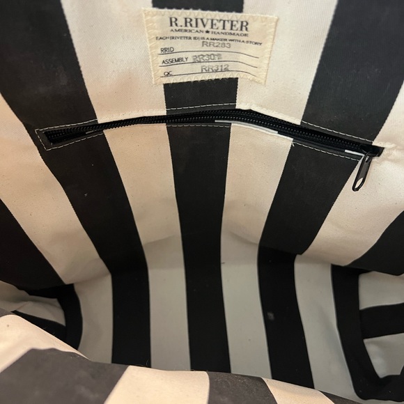 R Riveter “Harriet” bag in Sunset printed canvas and tan leather - used once - Picture 6 of 9